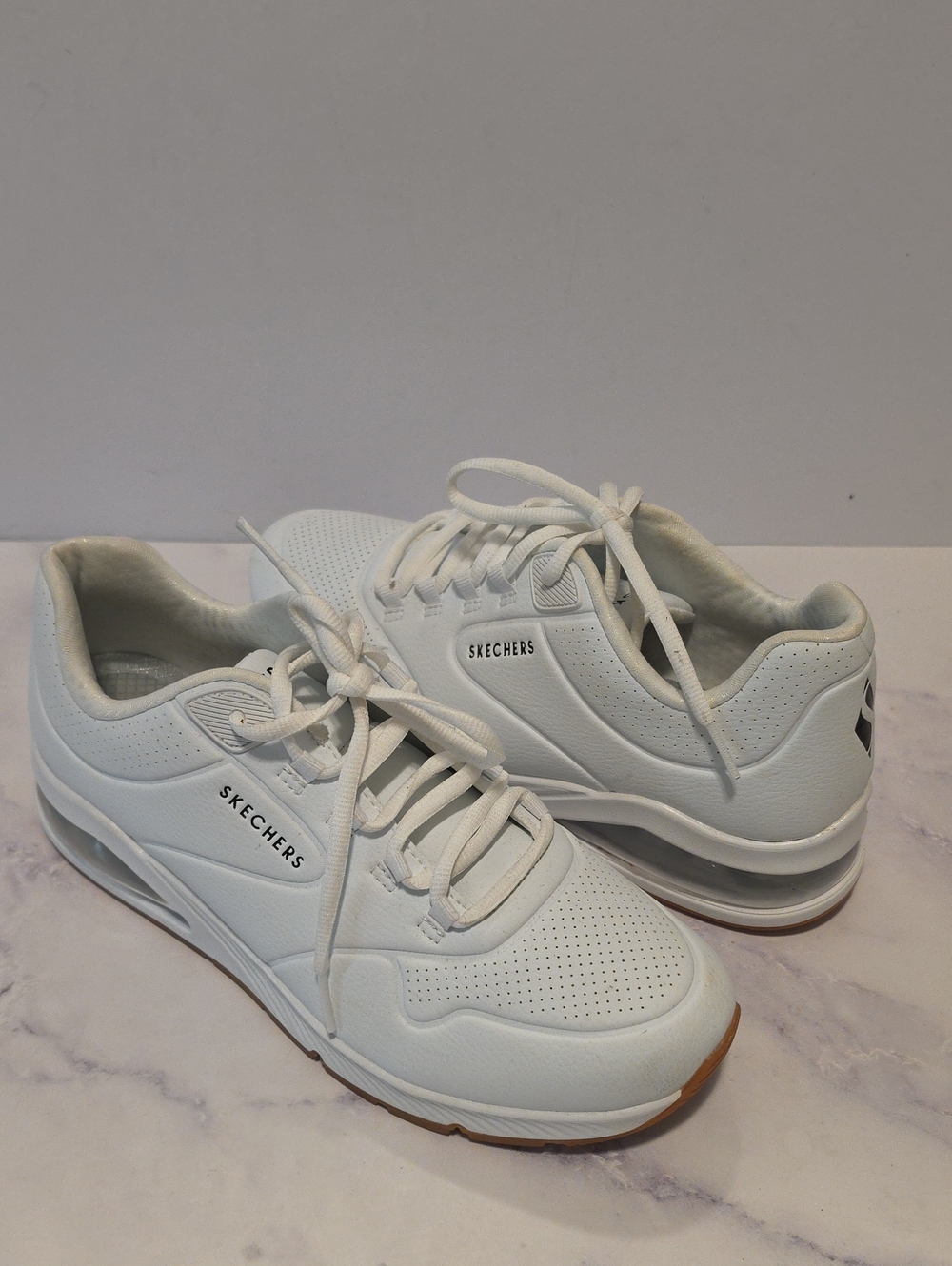 Skechers White Women's Athletic Sneakers